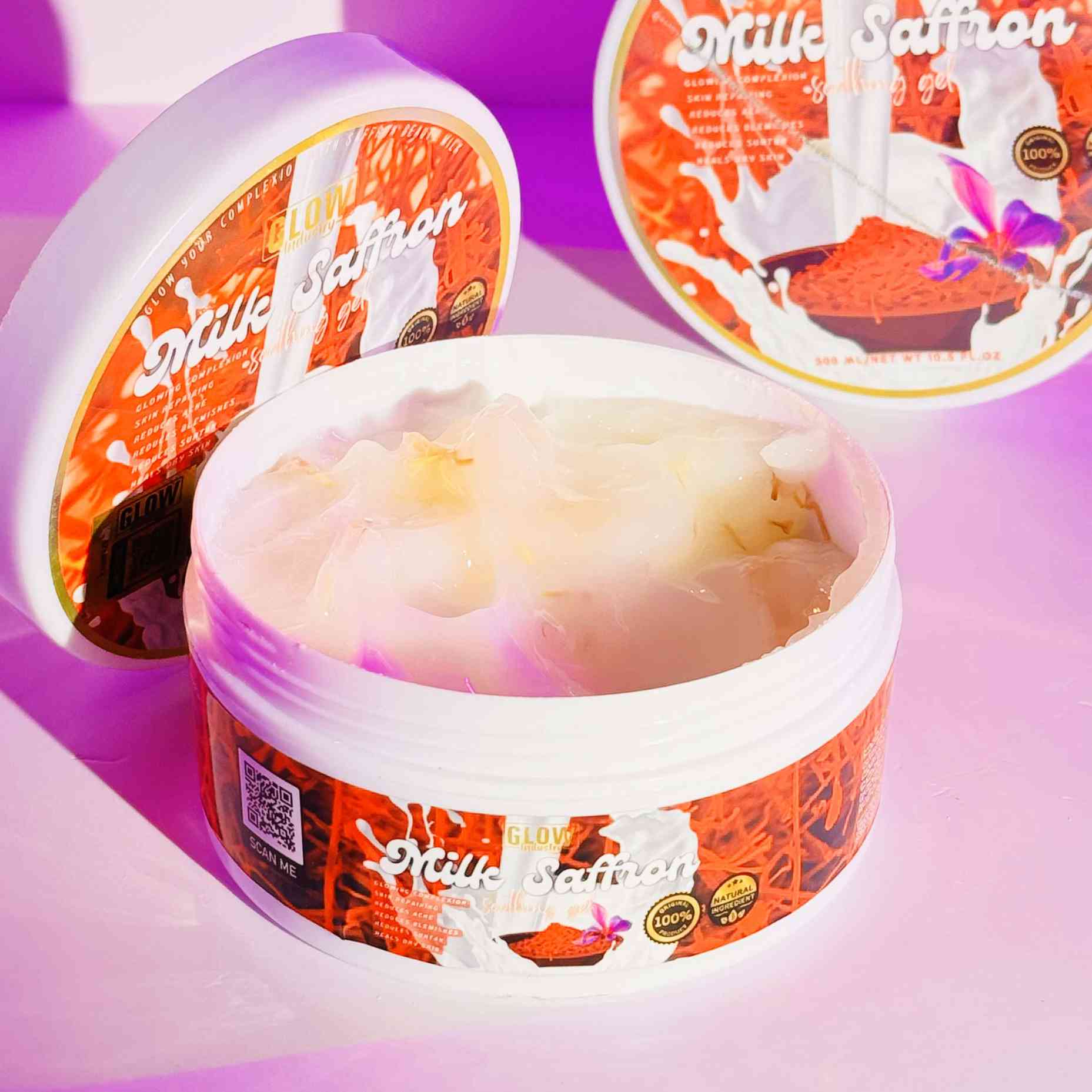 Glow Industry Milk Saffron Soothing Gel