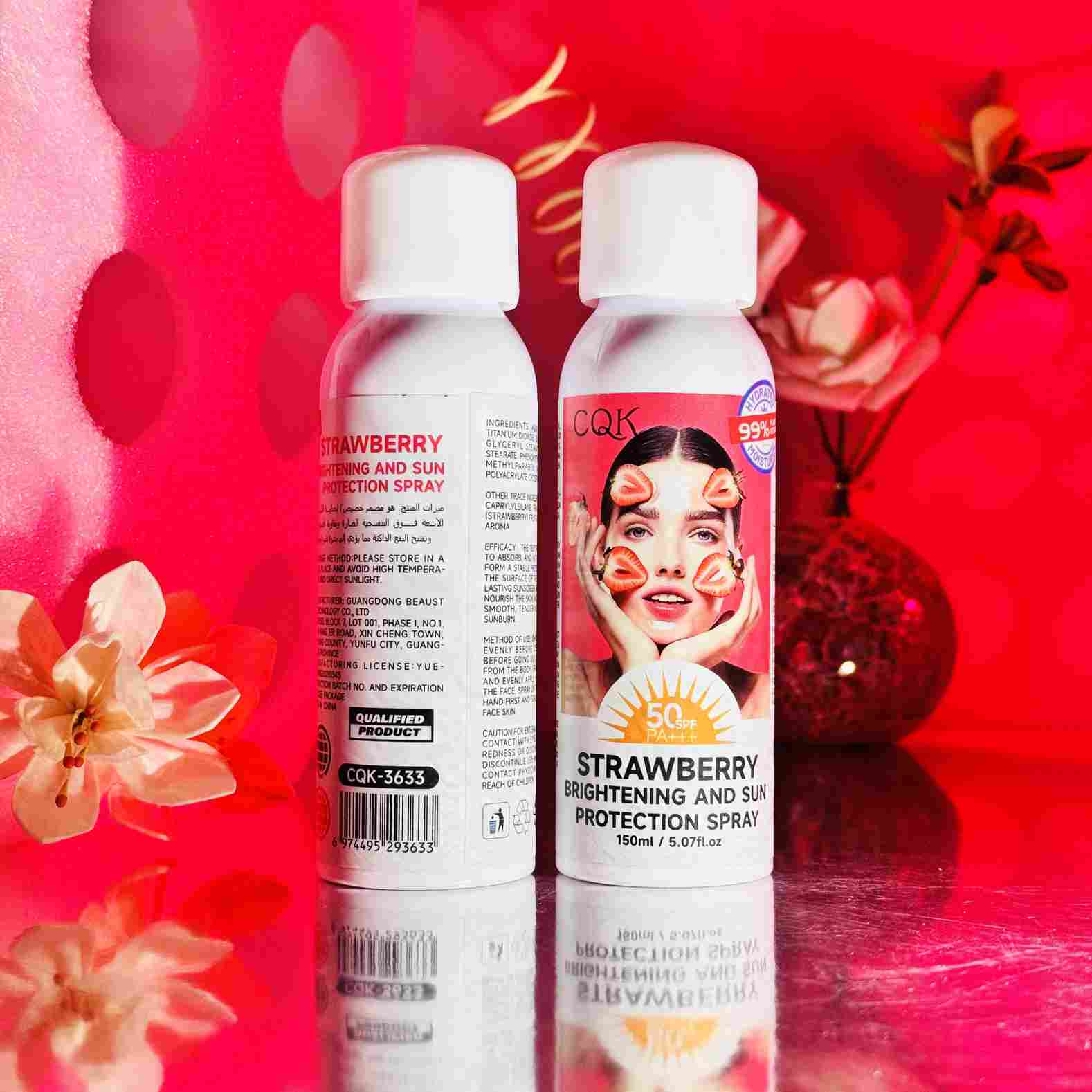 Strawberry Brightening and Sun Protection Spary