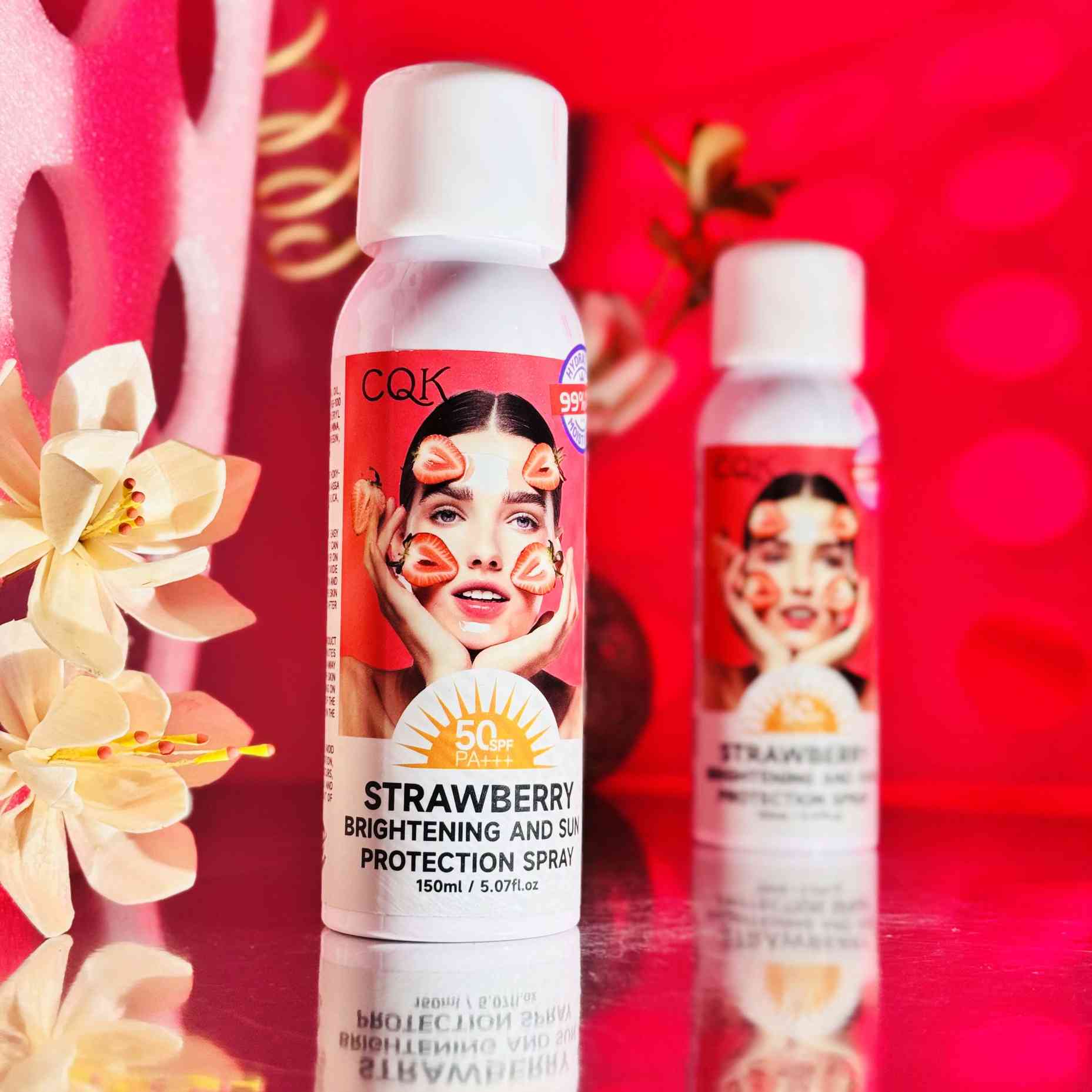 Strawberry Brightening and Sun Protection Spary