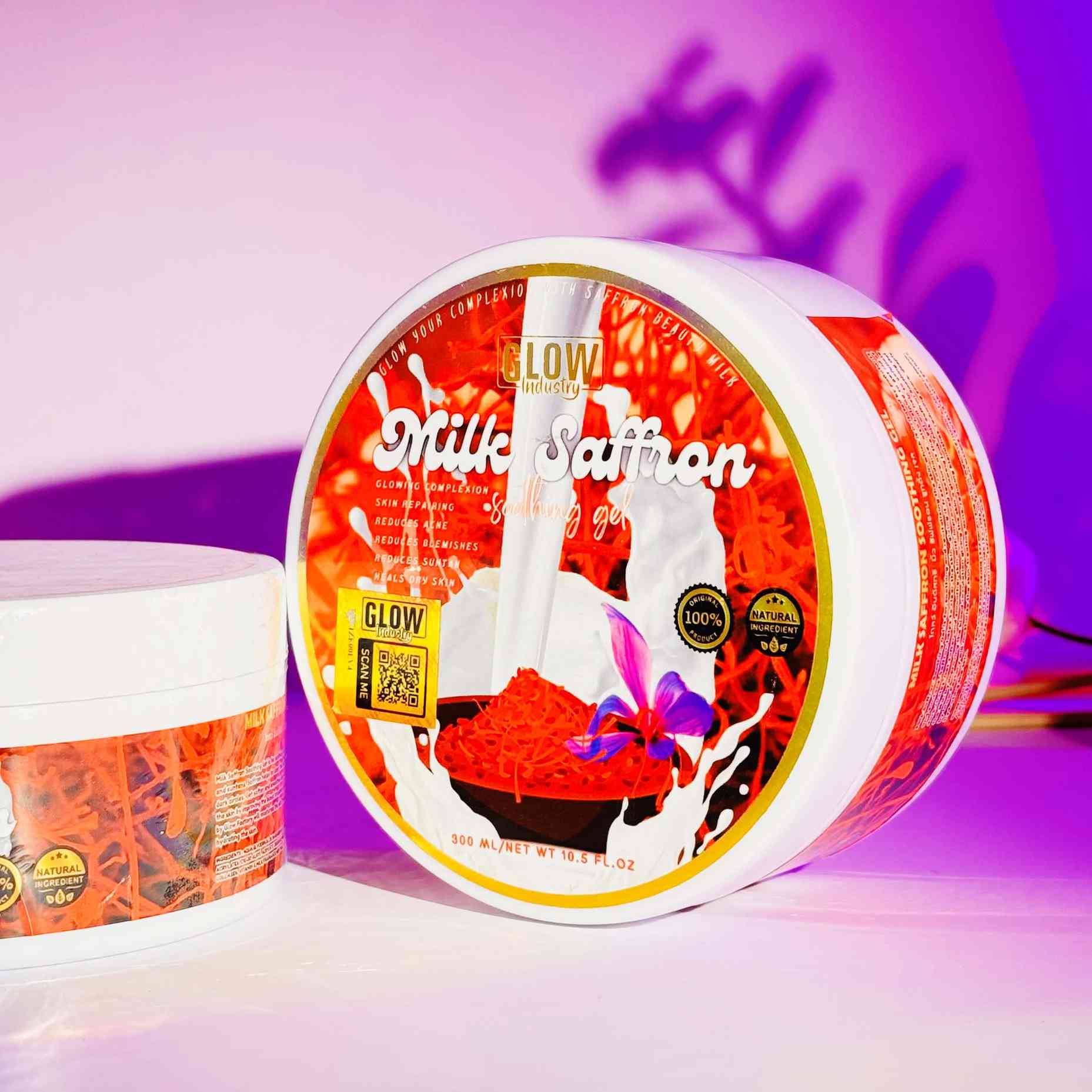Glow Industry Milk Saffron Soothing Gel