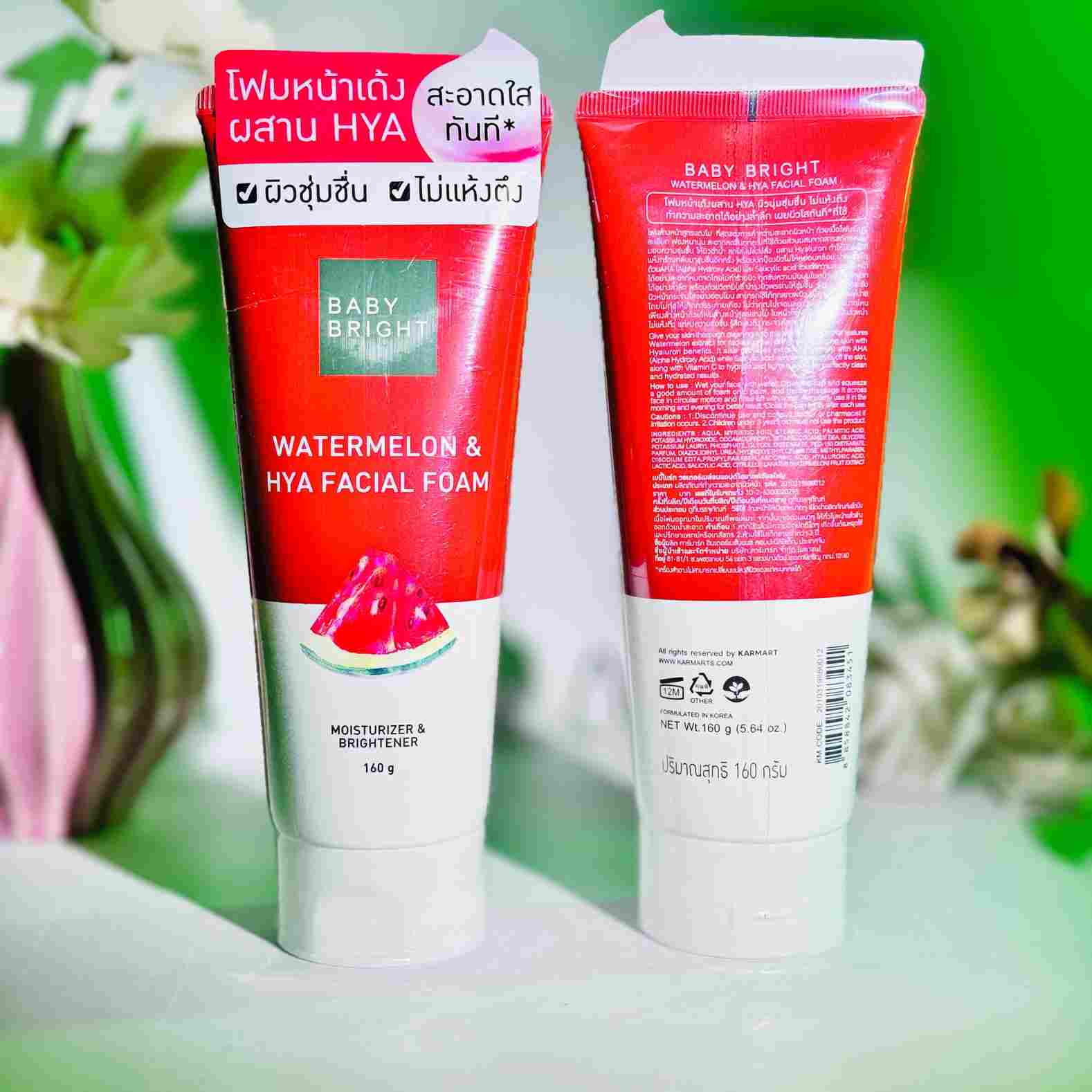 Watermelon & HYA Facial Foam