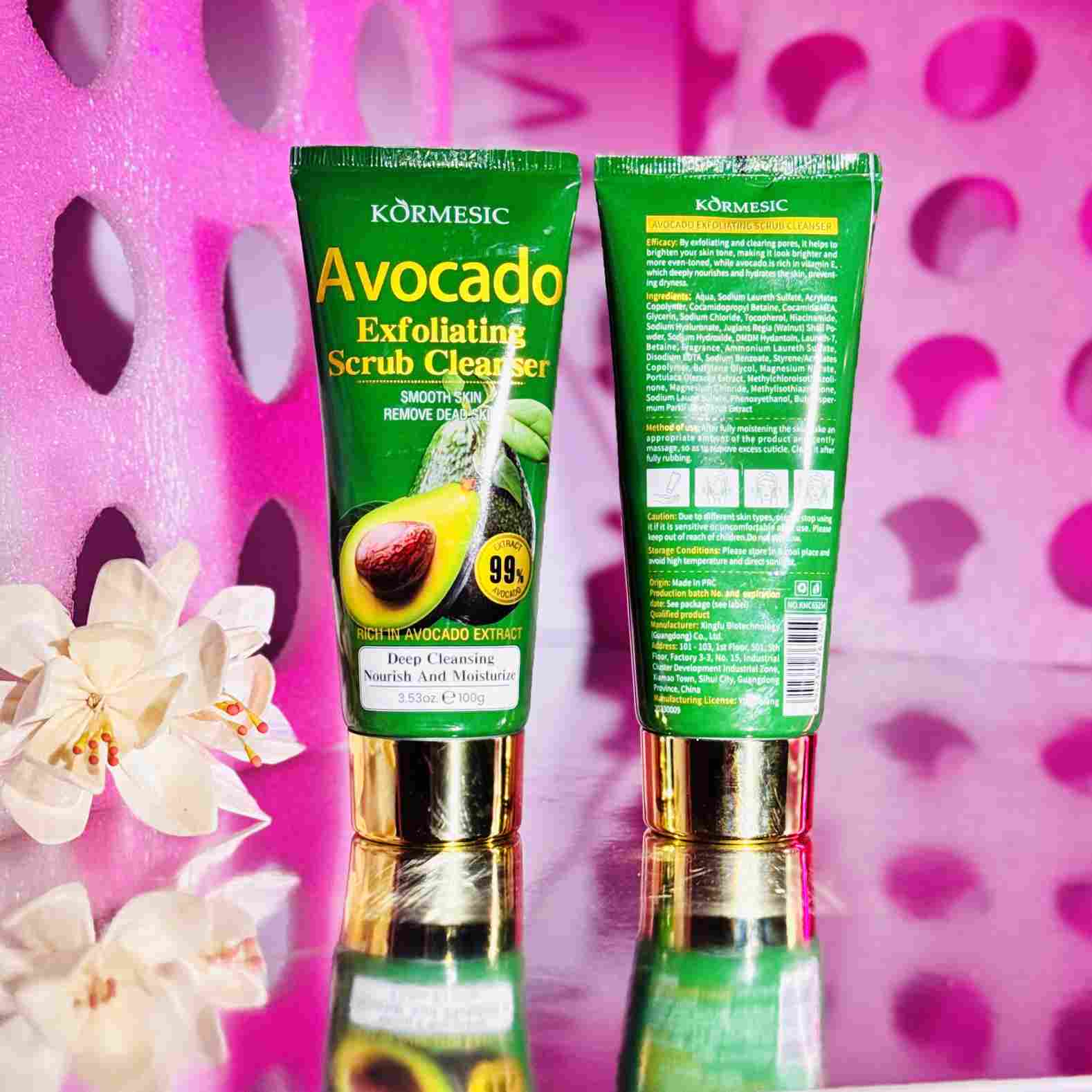 Avocado Exfoliating Scrub Cleanser